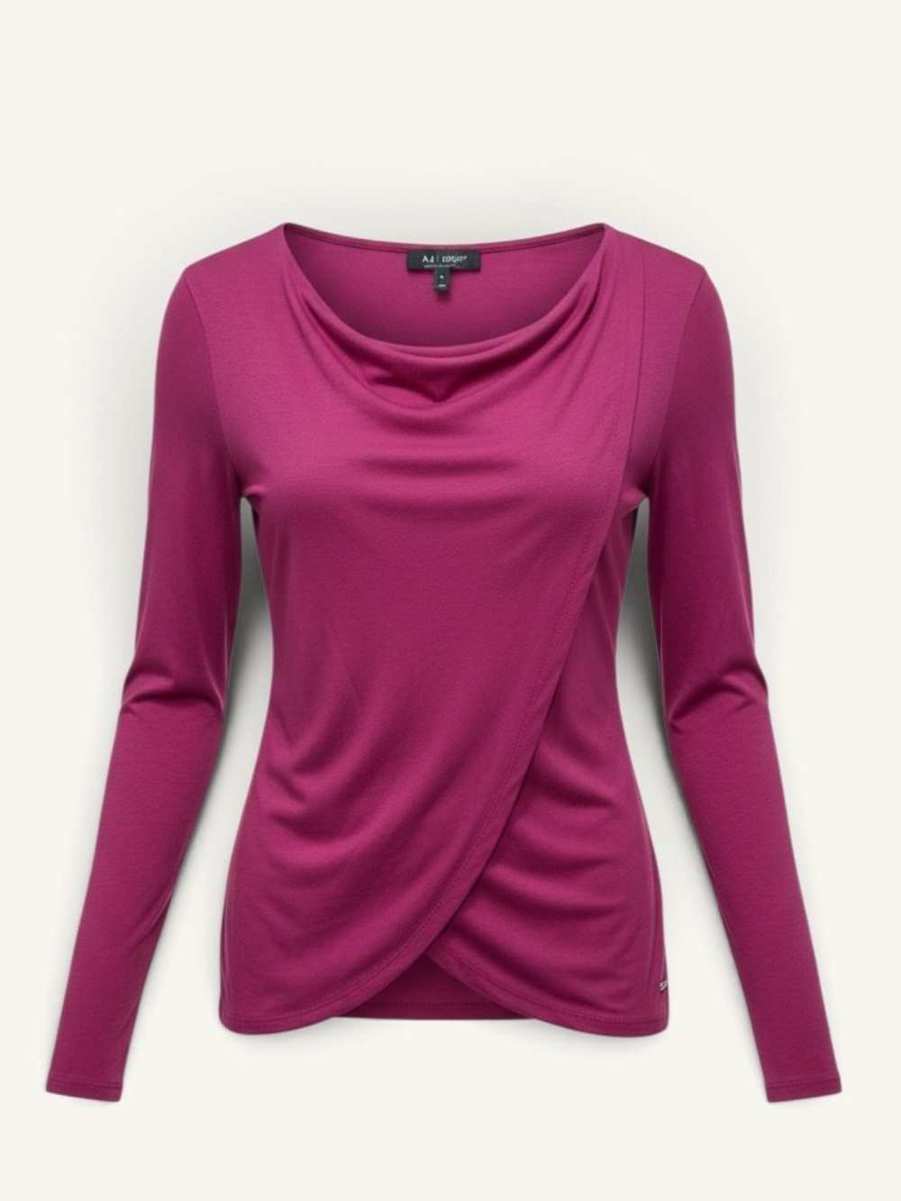 Armani Jeans Fuchsia Lyocell Cotton Long Sleeve Top XL NWT